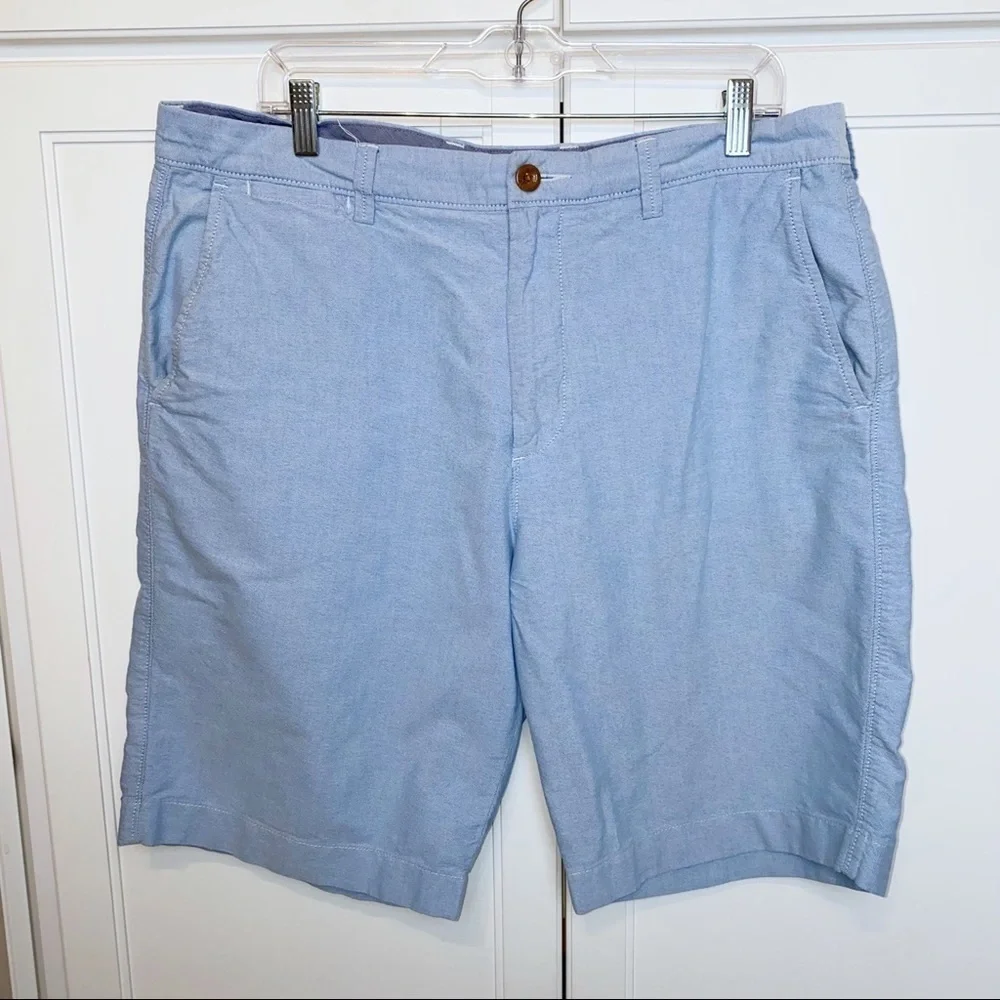 J. CREW | Club Shorts Blue Chambray 36 Bermuda 10.5”